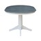 International Concepts Round 36 in Rd Top Ped Table, 12 in Leaf, Dining Ht, White/Heather Gray, 36 W, 48 L, 30.1 in H, Wood K05-36RXT-27B - alternate 3